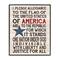 Stupell Industries Pledge of Allegiance Patriotic Framed Giclee Art